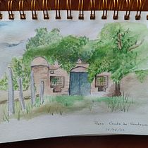 Mi proyecto del curso: Cuaderno de viaje en acuarela. Traditional illustration, Watercolor Painting, Architectural Illustration, and Sketchbook project by Emma - 06.26.2022