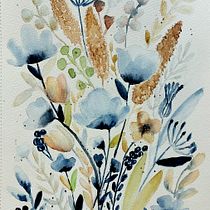 My project for course: Artistic Floral Watercolor: Connect with Nature. Ilustração tradicional, Pintura, Pintura em aquarela e Ilustração botânica projeto de vbarbolado - 15.06.2022