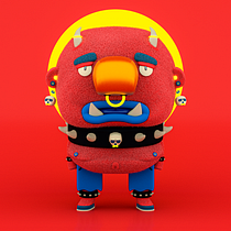 Mi proyecto del curso: Creación y animación de monstruos con Cinema 4D . 3D, Animação, Animação de personagens, Animação 3D, Modelagem 3D, e Design de personagens 3D projeto de Kevin Ochoa Santi - 27.06.2022