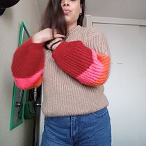 Mi proyecto del curso: Crochet: crea prendas con una sola aguja. Fashion Design, Fiber Arts, DIY, Crochet, and Textile Design project by Alejandra Vallejos Navarro - 06.27.2022