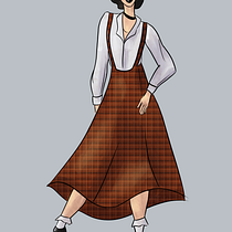 Mi proyecto del curso: Ilustración de bocetos de moda. Een project van Traditionele illustratie,  Schetsen,  Modeontwerp, Digitale tekening y Mode-illustratie van Gabriela Salgado - 28.06.2022