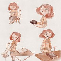 My project for course: Character Creation from Observational Drawings. Un projet de Illustration traditionnelle, Conception de personnages, Dessin , et Carnet de croquis de Marina Chernova - 28.06.2022