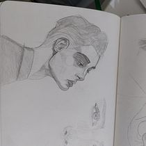 My project for course: Portrait Sketchbooking: Explore the Human Face. Sketching, Drawing, Portrait Drawing, Artistic Drawing, and Sketchbook project by crossrick88 - 06.28.2022