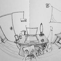 My project for course: Urban Sketching: Express Your World in a New Perspective. Un projet de Illustration traditionnelle, Esquisse , Dessin, Aquarelle, Illustration architecturale , et Carnet de croquis de neil_fernandes17 - 28.06.2022