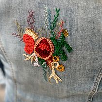 Mi proyecto del curso: Técnicas avanzadas de bordado: puntadas y composiciones con volumen. Un projet de Broderie de Melissa García - 28.06.2022
