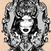 Mi proyecto del curso: Diseño e ilustración digital de tatuajes con Procreate. Traditional illustration, Graphic Design, Digital Illustration, Tattoo Design, and Digital Drawing project by axel oliveros rivas - 06.27.2022