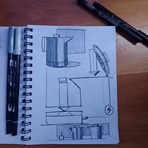 Mi proyecto del curso: Introducción al sketching para diseño de producto. Un proyecto de Diseño, Bocetado y Sketchbook de Camila Pezoa Fuentes - 29.06.2022