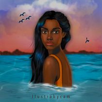 Meu projeto do curso: Personagens femininas poderosas: ilustre confiança e diversidade. Un projet de Illustration traditionnelle, Peinture, Illustration numérique, Dessin numérique , et Peinture numérique de Camila Britto - 24.06.2022
