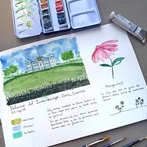 Mi proyecto del curso: Cuaderno de viaje en acuarela. Traditional illustration, Watercolor Painting, Architectural Illustration, and Sketchbook project by Karol Pérez González - 06.25.2022