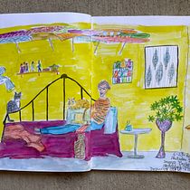 My project for course: Exploratory Sketchbook: Find Your Drawing Style. Un proyecto de Ilustración tradicional, Bocetado, Creatividad, Dibujo, Pintura a la acuarela, Sketchbook y Pintura gouache de phyllisannhigley - 29.06.2022