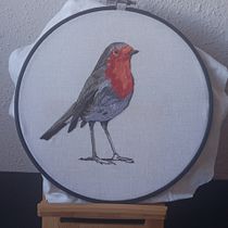 Mi proyecto del curso: Pintar con hilo: técnicas de ilustración textil. Ilustração tradicional, Bordado, e Design têxtil projeto de Soledad Buey Mayoral - 29.06.2022