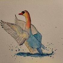 Il mio progetto del corso: Acquerello artistico per illustrazione di animali: gli uccelli. Traditional illustration, Watercolor Painting, Realistic Drawing, and Naturalistic Illustration project by artemio.bazzoli - 06.29.2022