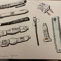 My project for course: The Art of Sketching: Transform Your Doodles into Art Ein Projekt aus dem Bereich Traditionelle Illustration, Bleistiftzeichnung, Zeichnung, Sketchbook und Aquarellmalerei von Luna - 30.06.2022