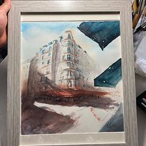 My project for course: Architectural Sketching with Watercolor and Ink. Sketching, Drawing, Watercolor Painting, Architectural Illustration, Sketchbook & Ink Illustration project by Tommy Nolan II - 06.28.2022