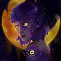 Meu projeto do curso: Retrato digital no Photoshop com um toque de fantasia. Traditional illustration, Drawing, Digital Illustration, Portrait Drawing, Digital Drawing, and Digital Painting project by julianakorner - 07.29.2022