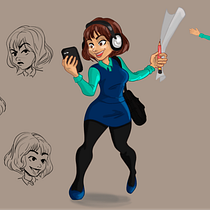 Meu projeto do curso: Design de personagem digital: desenhe protagonistas com personalidade Ein Projekt aus dem Bereich Traditionelle Illustration, Design von Figuren, Zeichnung, Digitale Illustration und Digitale Zeichnung von brianartes - 28.06.2022