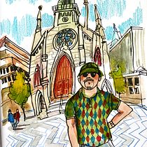 Mi proyecto del curso: Sketching urbano: dibuja tu ciudad en movimiento Ein Projekt aus dem Bereich Skizzenentwurf, Zeichnung, Aquarellmalerei, Architektonische Illustration, Sketchbook und Traditionelle Illustration von s.marinier - 01.07.2022