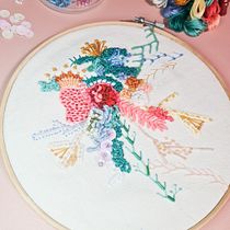 Mi proyecto del curso: Técnicas avanzadas de bordado: puntadas y composiciones con volumen. Un projet de Broderie , et Design textile de Mariana Cautter - 01.07.2022
