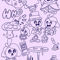 Mi proyecto del curso: Ilustración de una historia con estilo kawaii. Traditional illustration, Character Design, Digital Illustration, and Manga project by Joseline Morales - 07.01.2022
