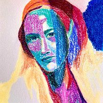 My project for course: Expressive Portrait Drawing with Soft Pastels. Traditional illustration, Fine Arts, Drawing, Portrait Drawing, and Artistic Drawing project by Karen Bjarnadóttir - 07.01.2022