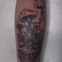 Mon projet du cours : Initiation aux techniques de tatouage. Ilustração tradicional, Desenho de tatuagens e Ilustração botânica projeto de kelly.robert2017 - 01.07.2022