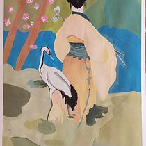Mi proyecto del curso: Introducción al gouache: viaje cromático a Japón. Un proyecto de Ilustración tradicional, Bellas Artes, Pintura y Pintura gouache de Adriana Resendiz López - 01.07.2022