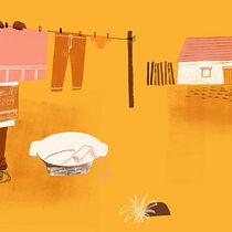  O menino e o vento. Un proyecto de Diseño, Ilustración tradicional, Collage, Ilustración digital, Ilustración infantil, Diseño digital y Álbum ilustrado						 de Christiane Tragante - 01.07.2022