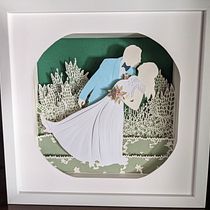 Mein Kursprojekt: Papercut: Verwandle Papier in Szenerien voller Tiefe. Stor, telling, DIY, Artesanato, Papercraft e Ilustração tradicional projeto de Katharina Halas - 02.07.2022