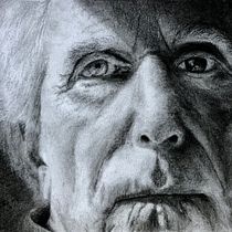 My project for course: Artistic Charcoal Portraiture: Creating Atmosphere. Traditional illustration, Fine Arts, Drawing, Portrait Drawing, Realistic Drawing, and Artistic Drawing project by Mike Jacobs - 07.02.2022