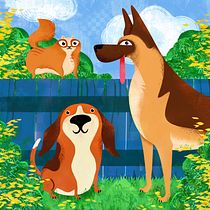My project for course: Playful Animal Illustration with Photoshop. Digital Illustration, and Traditional illustration project by Jonathan Hall - 07.01.2022