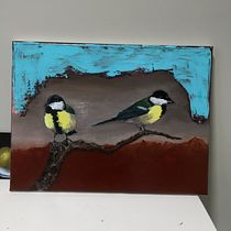 My project for course: Classical Oil Painting for Naturalist Bird Portraiture. Fine Arts, Painting, Oil Painting, and Naturalistic Illustration project by ajbraus - 07.02.2022