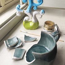 Kintsugi - Ridare nuova vita con l'Oro . Arts, Crafts, Fine Arts, Ceramics, and DIY project by Vittoria Ghiotto - 06.29.2022