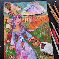 Sogni illustrati. Narrative, Traditional illustration, Digital Illustration, Stor, and board project by plasarieir - 07.02.2022