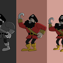 My project for course: Retro Character Design for Animation. Projekt z dziedziny  Animacja, Animacje 2D i Projektowanie postaci 3D użytkownika Anthony J - 03.07.2022