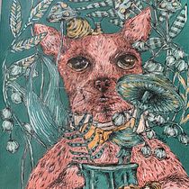 Mi proyecto del curso: Dibujo creativo con tinta y gouache. Un projet de Illustration traditionnelle, Créativité, Dessin, Dessin artistique, Peinture acr, lique, Illustration à l'encre , et Peinture gouache de Ana Najera - 30.06.2022