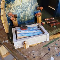 Meu projeto do curso: Autômatos de madeira: dê vida a esculturas com movimento. Character Design, Sculpture, To, Design, Art To, s, and Woodworking project by Fran - 07.03.2022