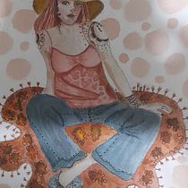 Meu projeto do curso: Ilustração e caracterização de personagens com aquarela. Un proyecto de Ilustración tradicional, Pintura y Pintura a la acuarela de Claudia Chaves - 04.07.2022