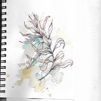 My project for course: Experimental Portraiture with Ink, Tea and Alcohol. Fine Arts, Painting, Drawing & Ink Illustration project by m.walls - 07.04.2022