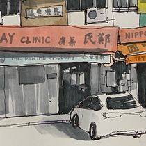 My project for course: Expressive Architectural Sketching with Colored Markers. Sketching, Drawing, Architectural Illustration, Sketchbook & Ink Illustration project by tara_ying - 07.04.2022