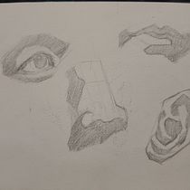 Mein Kursprojekt: Grundlagen des Porträtzeichnens mit Bleistift. Projekt z dziedziny  Sztuki piękne, R, sunek ołówkiem,  R, sunek, R, sunek realist, czn,  R, sunek art, st i czn użytkownika Sabine Wolf - 04.07.2022