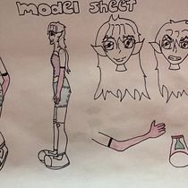 Mi proyecto del curso: Dibujo de personajes manga desde cero. Traditional illustration, Character Design, Comic, Pencil Drawing, Drawing, and Manga project by Guadalupe - 07.04.2022