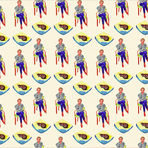 HOCKNEY PATTERN. Traditional illustration, Design Management, Marketing, Pattern Design, and Portfolio Development project by Maria del Hoyo - 07.05.2022