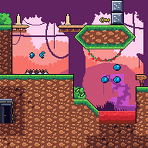 Mi proyecto del curso: Creación de escenarios pixel art para videojuegos. Un progetto di Animazione 2D, Animazione 3D, Videogiochi, Pixel art, Progettazione di videogiochi e Sviluppo di videogiochi di ariaflenz - 05.07.2022