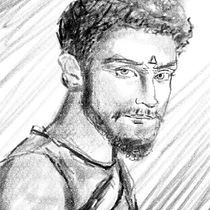 Meu projeto do curso: Retrato digital no Photoshop com um toque de fantasia. Traditional illustration, Drawing, Digital Illustration, Portrait Drawing, Digital Drawing, and Digital Painting project by Jean Serafim - 07.06.2022