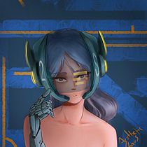 Mi proyecto del curso: Retratos digitales de fantasía con Photoshop. Traditional illustration, Drawing, Digital Illustration, Portrait Drawing, Digital Drawing, and Digital Painting project by fierrosalvarezjosetrinidad - 07.05.2022