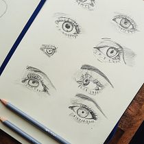 Mijn project van de cursus: Sketchbook met portretten: verken het menselijk gezicht. Sketching, Drawing, Portrait Drawing, Artistic Drawing, and Sketchbook project by Wendy Klaassen - 07.06.2022
