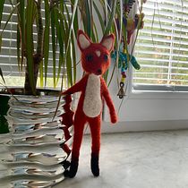 My project for course: Needle Felting: Creation of Characters with Needle and Thread. Artesanato, Design de brinquedos, Feltragem com agulha, e Design têxtil projeto de Lýdie Obermannová - 06.07.2022