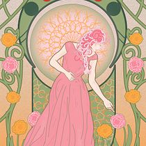 Mijn project van de cursus: idunn norse goddess. Ilustração tradicional, Artes plásticas, Ilustração digital, Desenho de retrato, Desenho artístico, Desenho digital, e Pintura digital projeto de taranee1994 - 06.07.2022