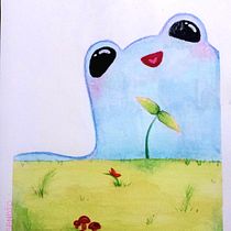 Mi proyecto del curso: Técnicas de acuarela para ilustraciones de ensueño. Traditional illustration, Drawing, Watercolor Painting, and Editorial Illustration project by Neru Sandía - 07.04.2022