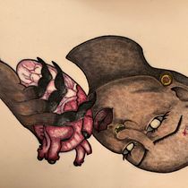 My project for course: Artistic Tattoos in Full Color. Een project van Traditionele illustratie,  Tekening, Digitale illustratie,  Tatoeageontwerp y Digitale tekening van Breanna Street - 06.07.2022